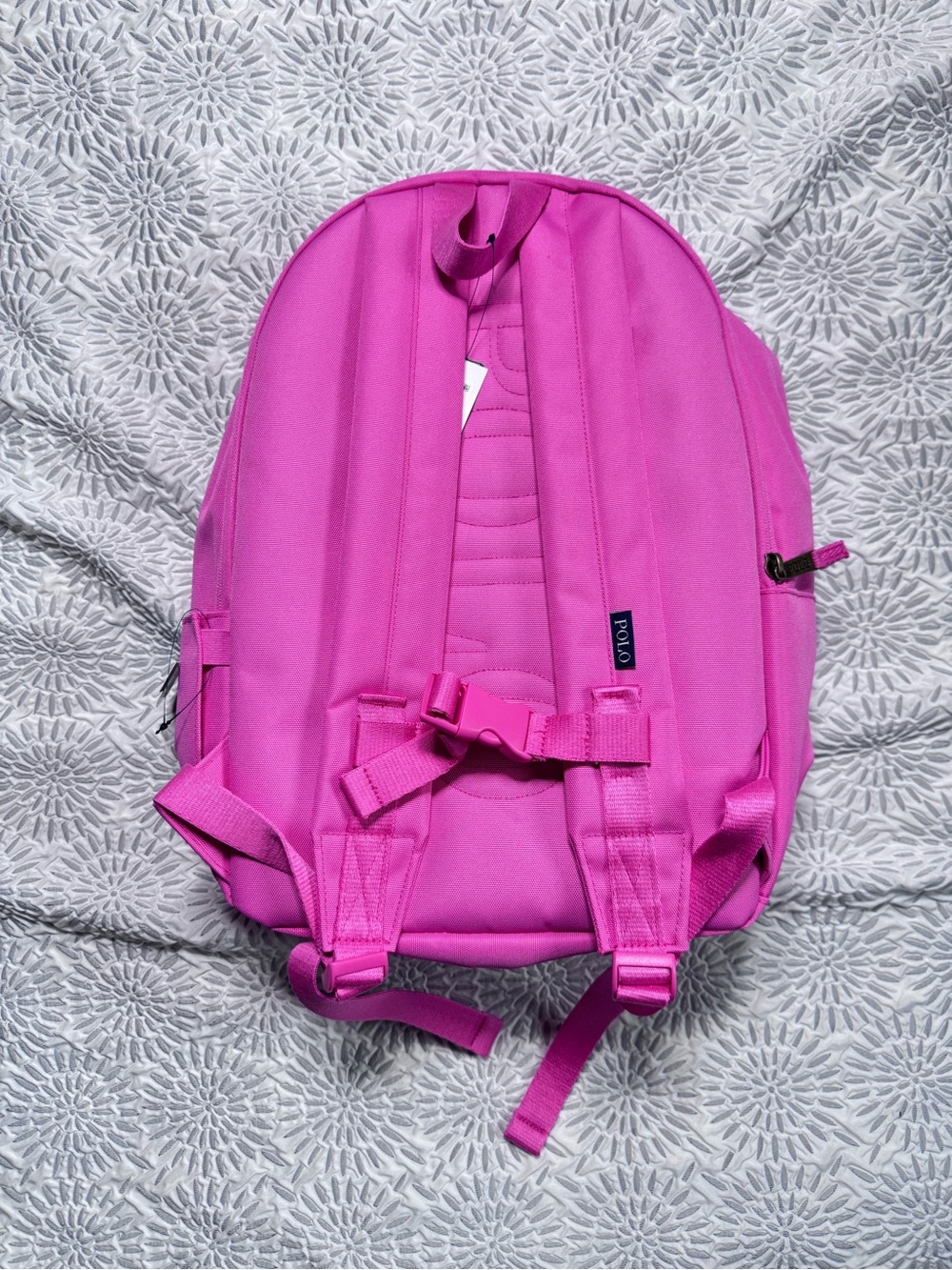 Polo Ralph Lauren Polo Bear Backpack Baja Pink New - Picture 7 of 8